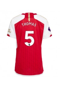Arsenal Thomas Partey #5 Fotballdrakt Hjemme Klær Dame 2023-24 Korte ermer